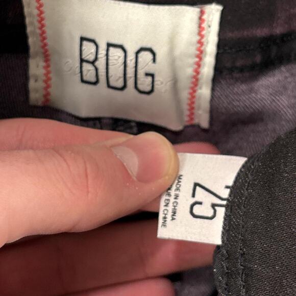 BDG Urban Outfitters Jeans Women’s Size 25 Purple Acid Wash Straight - Picture 3 of 8